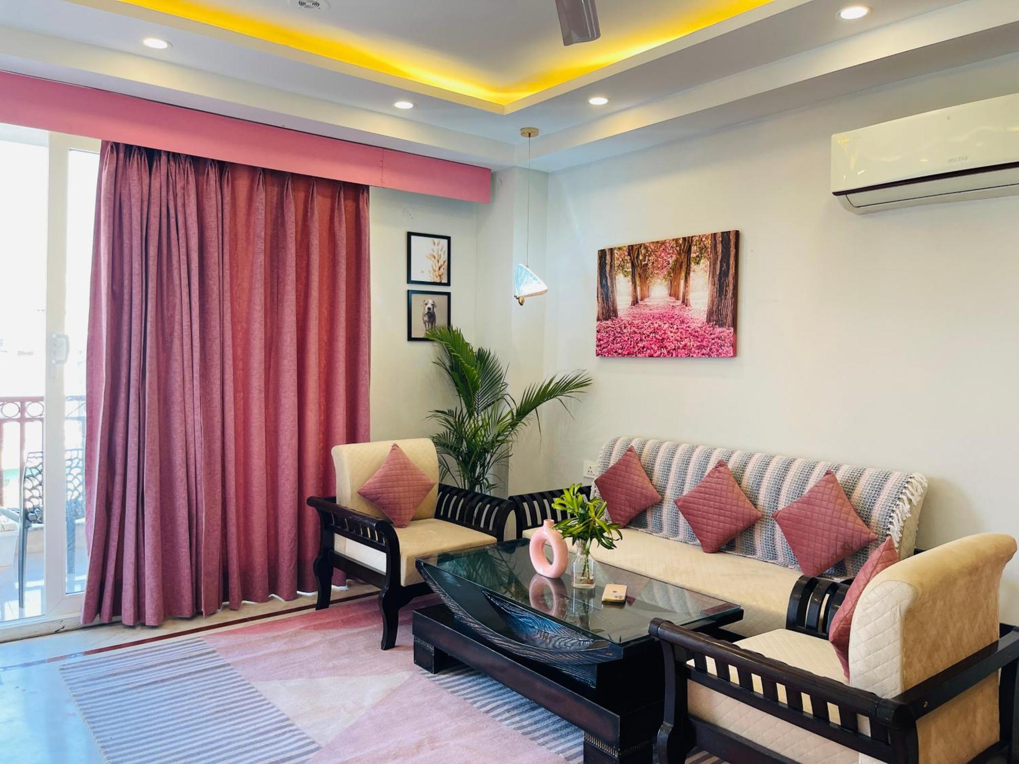 Bedchambers Medicity Serviced Apartments In Gurgaon Bagian luar foto