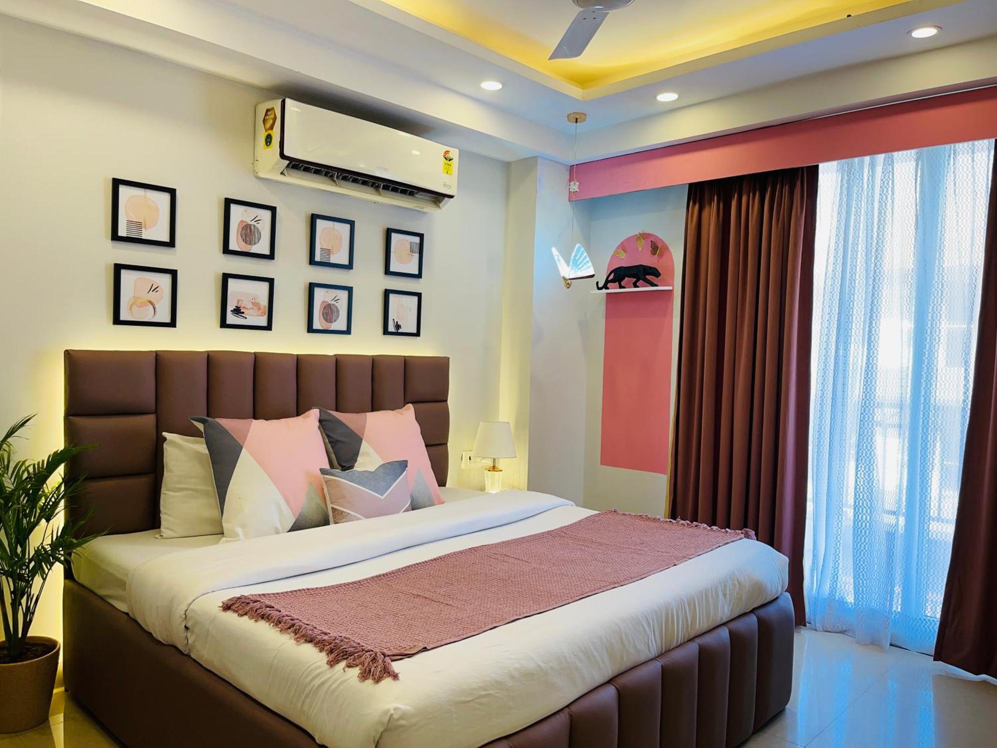 Bedchambers Medicity Serviced Apartments In Gurgaon Bagian luar foto