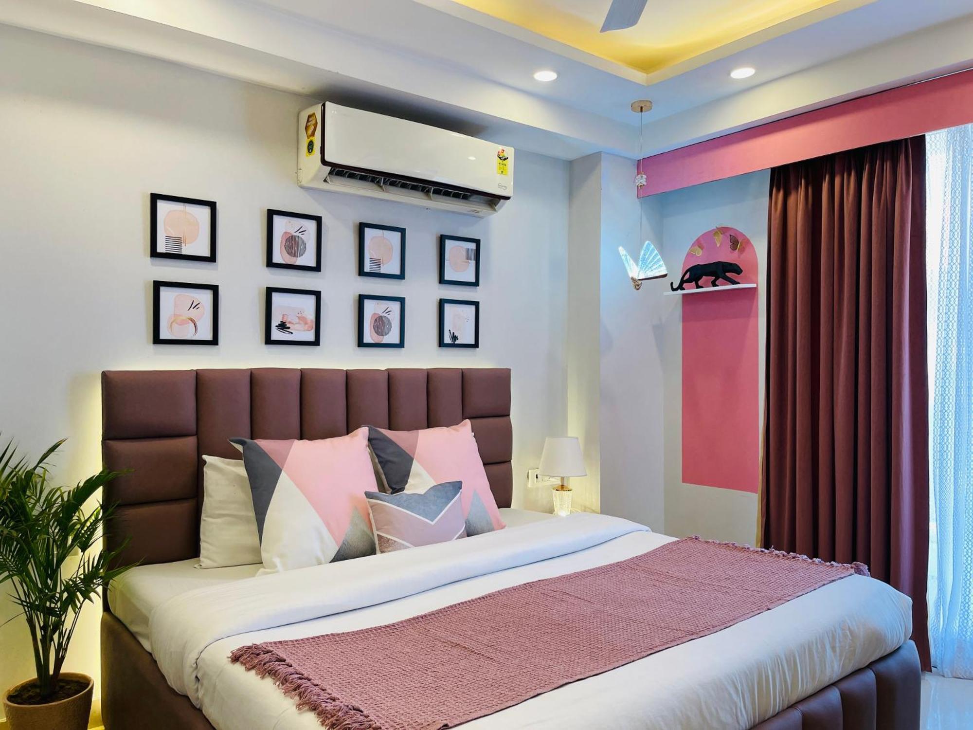 Bedchambers Medicity Serviced Apartments In Gurgaon Bagian luar foto