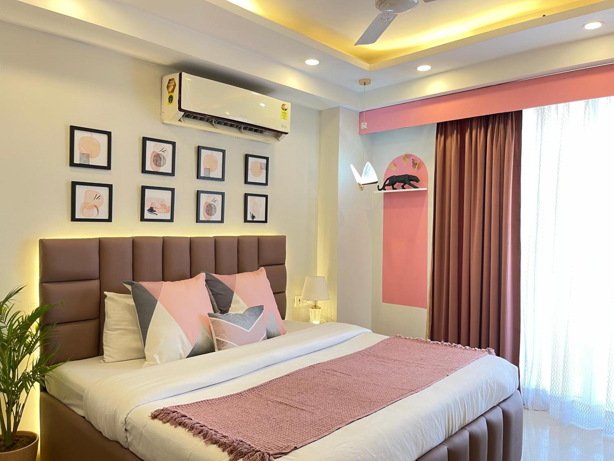 Bedchambers Medicity Serviced Apartments In Gurgaon Bagian luar foto